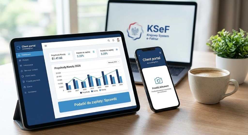 Strona internetowa biura rachunkowego